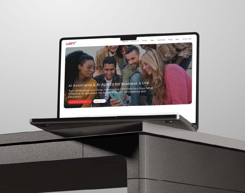 WoomAI — Website Redesign